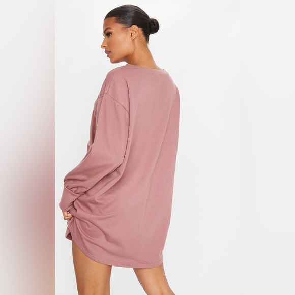 NWT Oversized Sweatshirt Dress - Picture 2 of 5